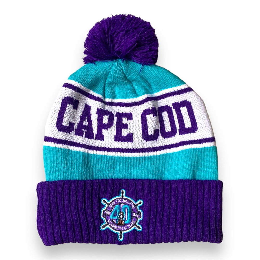 CAPE COD Shellfish Warm Winter Pom Toque Hat